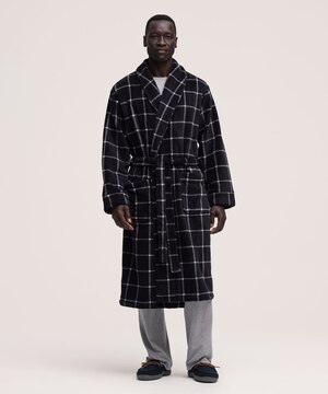 Peignoir en molleton douillet pour hommes, Denver Hayes