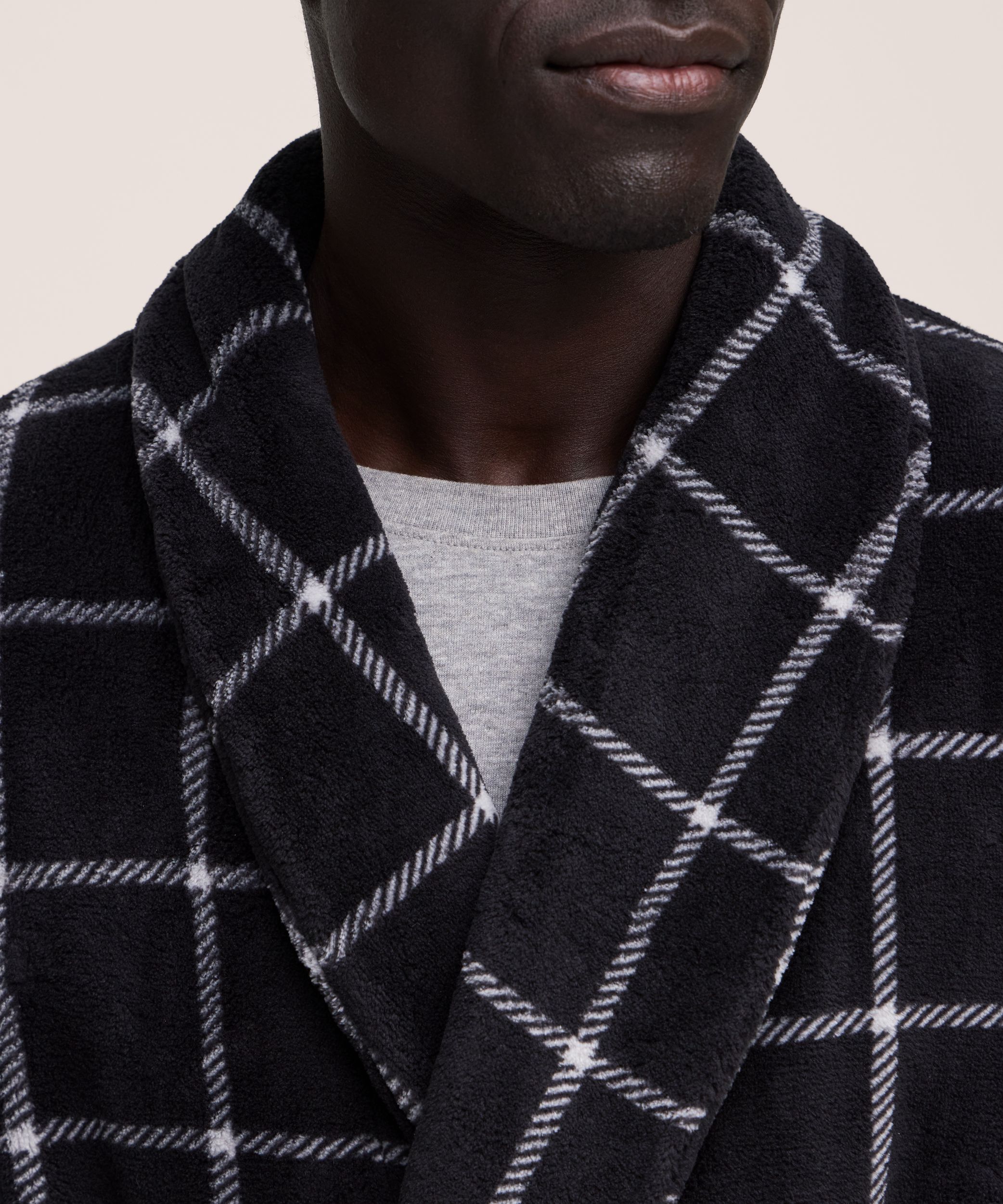 Denver Hayes Men's Cozy Fleece Robe