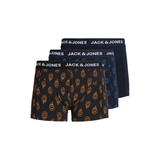 Jack & Jones Men's 3 Pack Jacdale Smiley Trunks Boxers Front_Flat