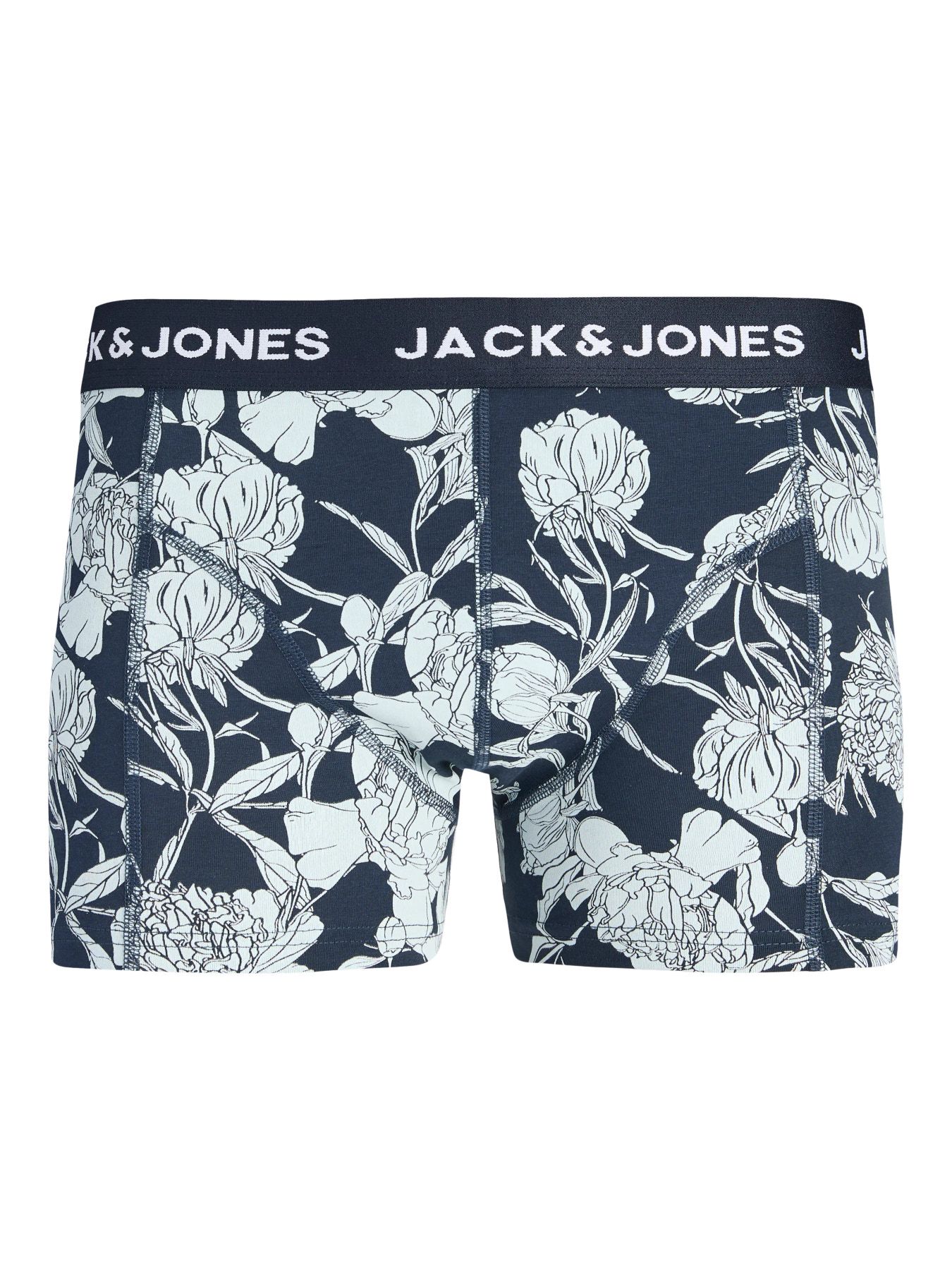 Jack & Jones Men's 3 Pack Jacabstract Flower Trunks Boxers