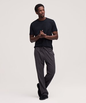 Pantalon de détente en jersey de couleur unie pour hommes, Denver Hayes, paquet de&nbsp;2