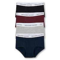 Denver Hayes Men's Classic Boxer Briefs 4pk Front_Flat