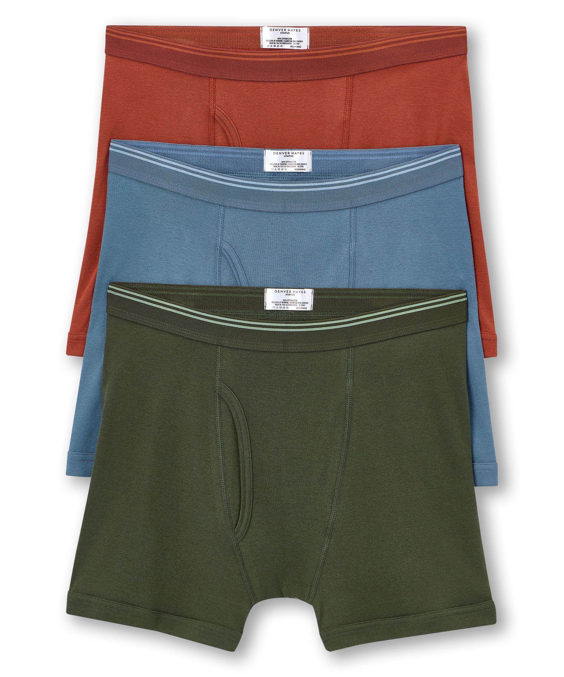 Denver Hayes Men's Status Boxer Briefs 3pk