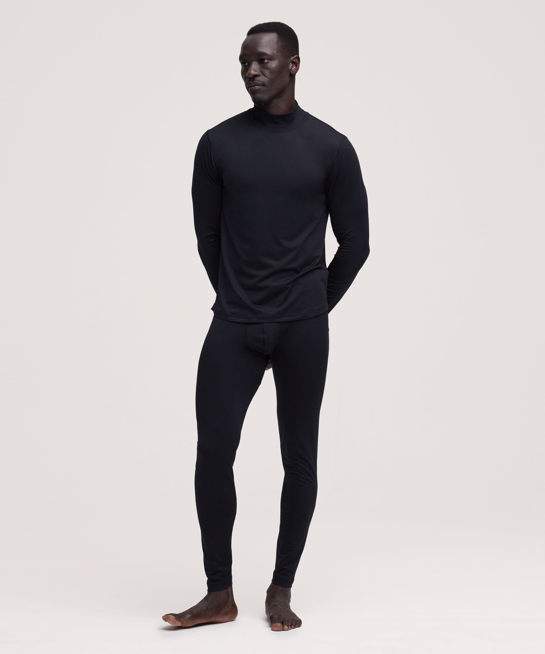 WindRiver Men's Performance Mock Neck Base Layer