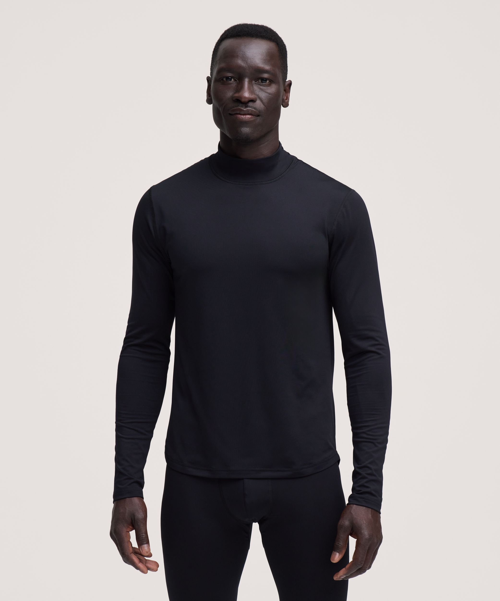 WindRiver Men's Performance Mock Neck Base Layer