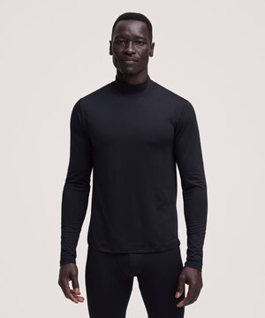 WindRiver Men's Performance Mock Neck Base Layer