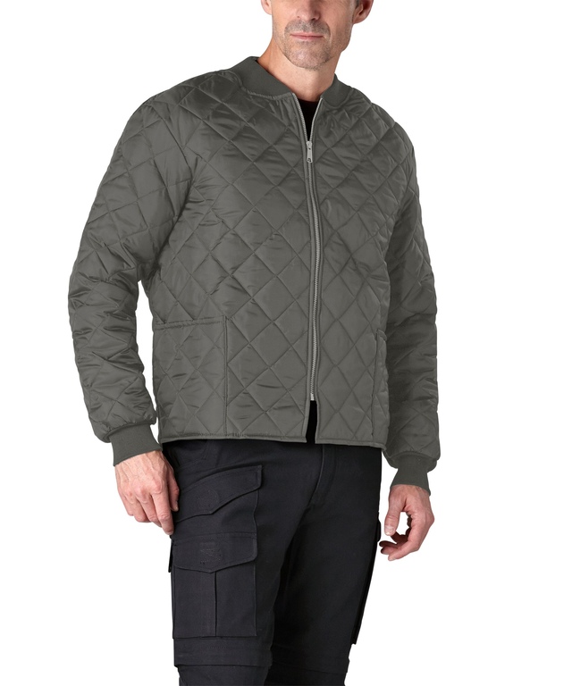 Veste isotherme matelassée en losange pour hommes, Crown Cap