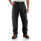 Men's Firm Duck Rugged Utility Loose Fit Double Front Dungaree Work Pants