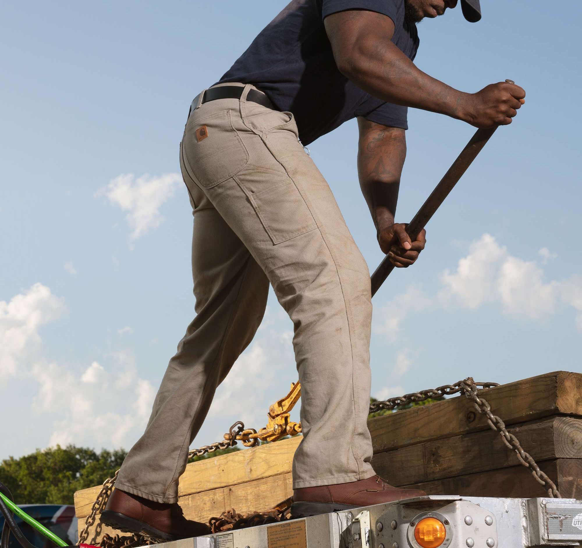 Pantalon en coutil à coupe ample prélavé pour hommes, Carhartt
