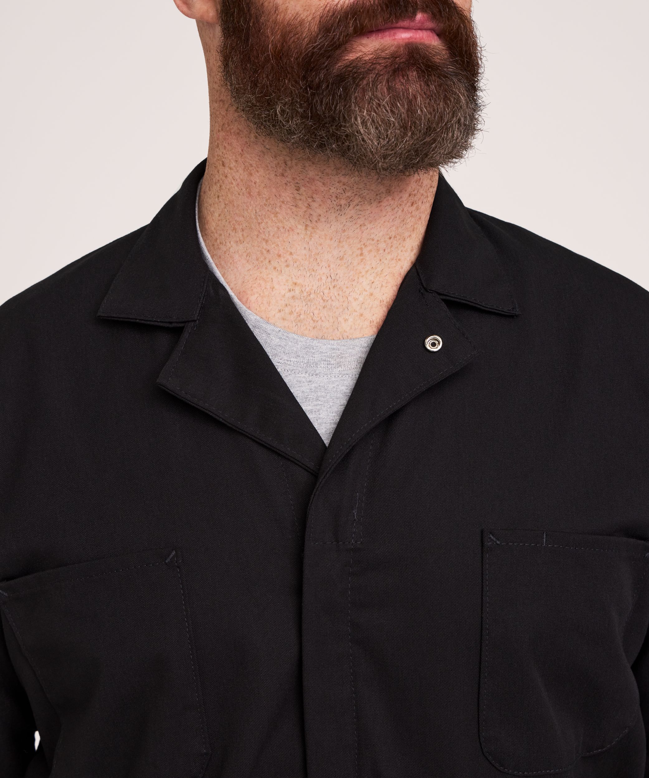 Dakota WorkPro Series Men's Unlined VISA Fabric Work Coveralls CloseUp