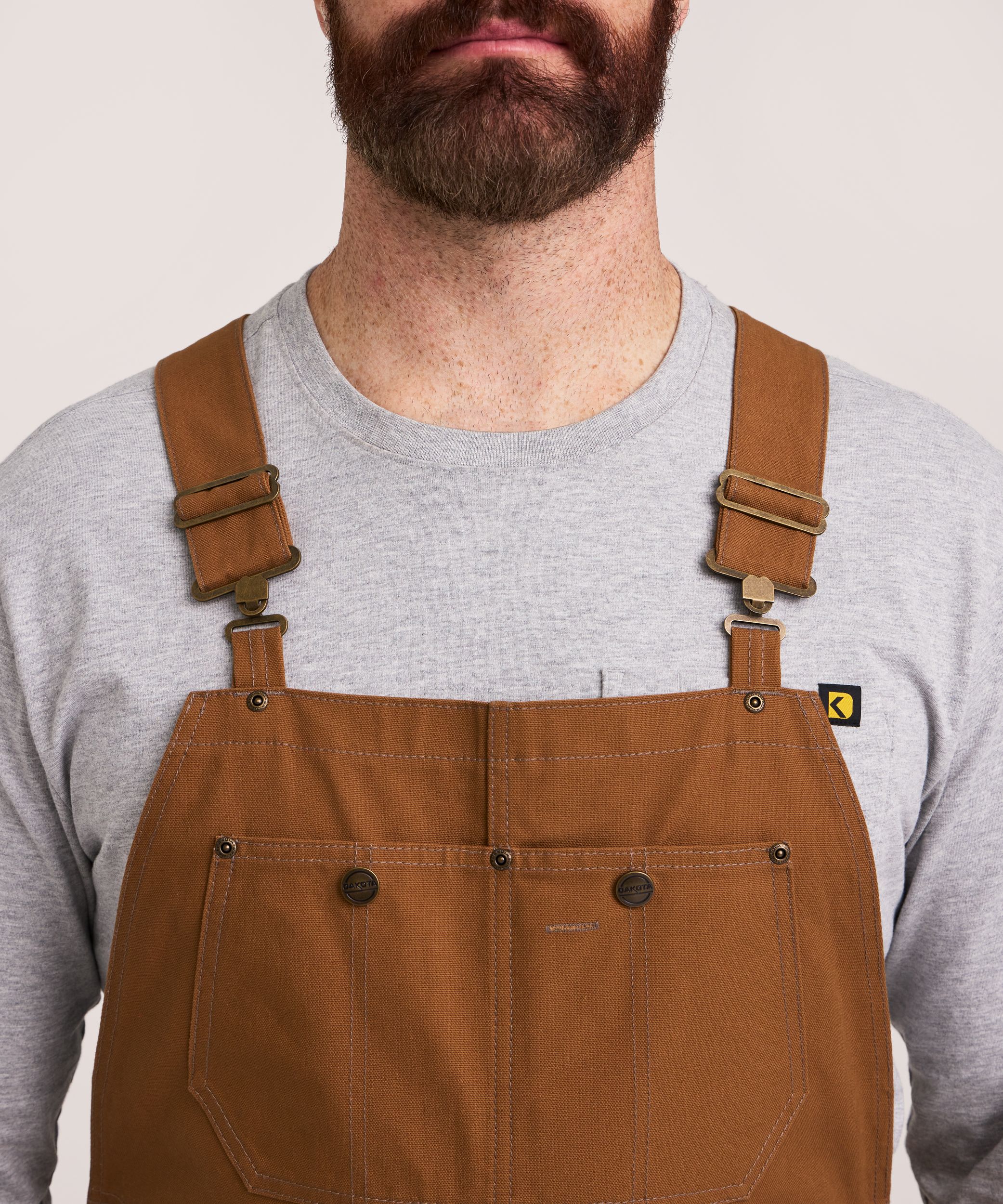 Dakota WorkPro Series Men's Unlined Duck Snag and Abrasion Resistant Bib Overall