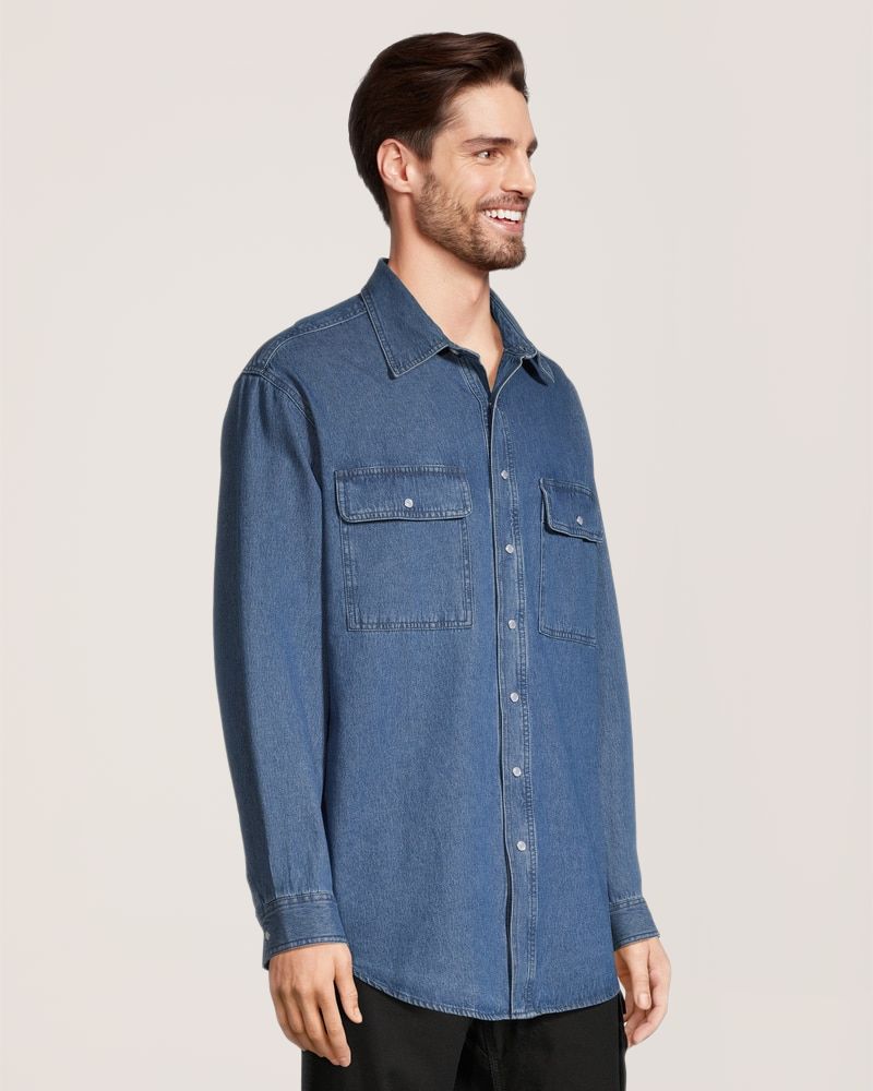 Dakota WorkPro Series Men's Snap Front Denim Work Shirt