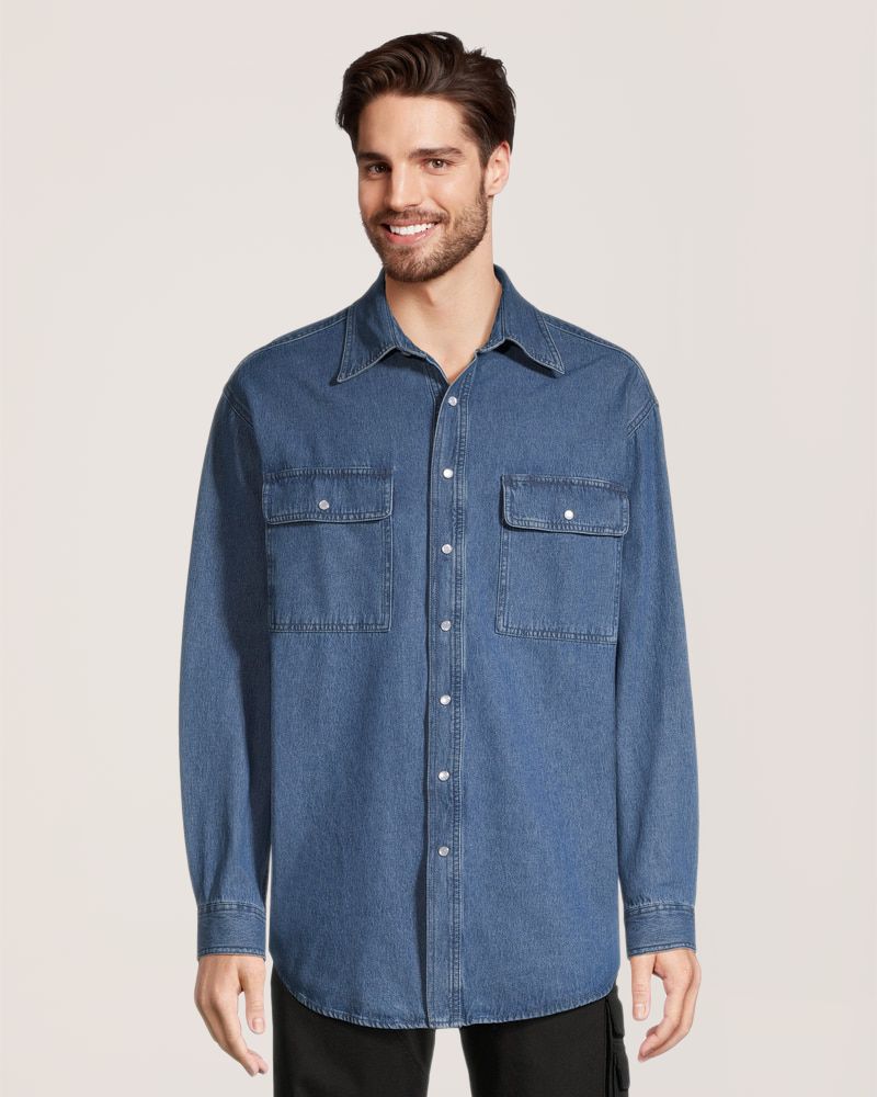 Dakota WorkPro Series Men's Snap Front Denim Work Shirt