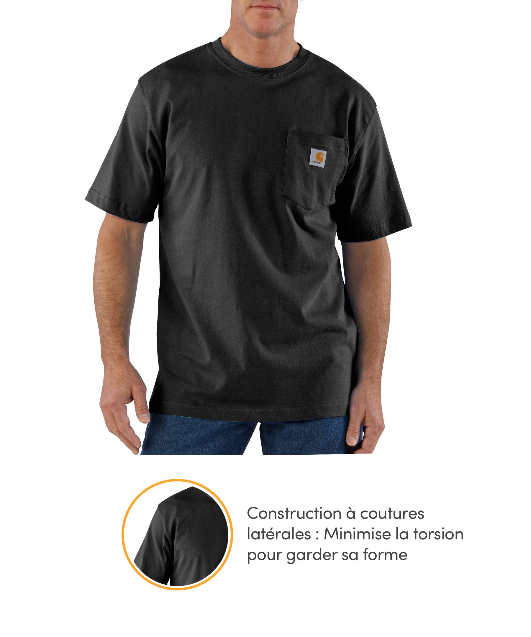 T-shirt de travail à coupe ample avec poche pour hommes, Carhartt