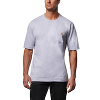 Carhartt Men's K87 Workwear Pocket Crewneck Cotton T Shirt Front_Flat