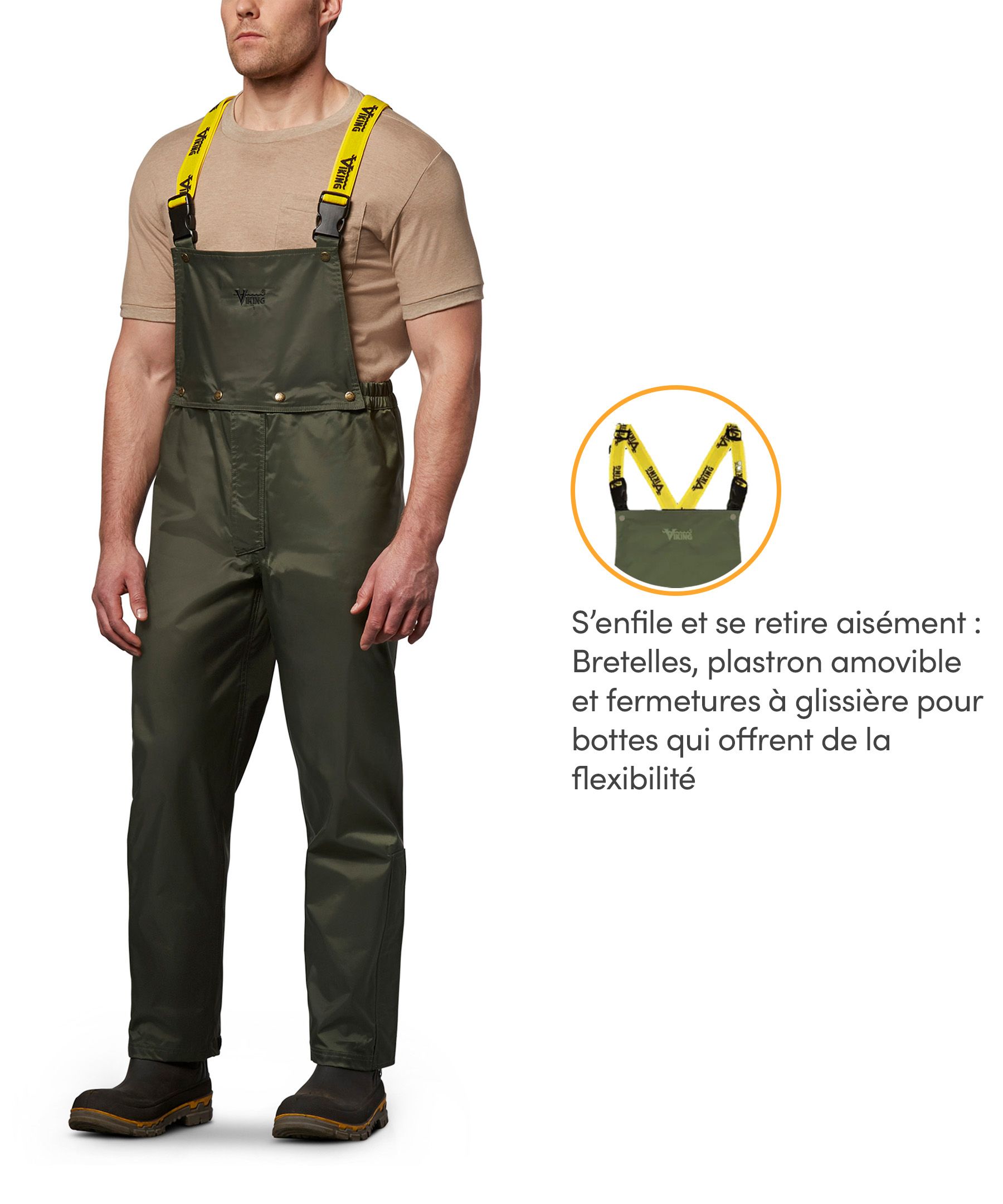 Salopette indéchirable compagnon Viking®&nbsp;420D, pour hommes