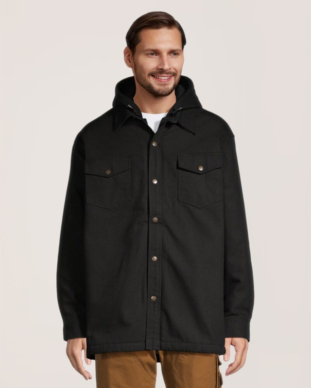 Dakota WorkPro Series Men's Sherpa Lined Hooded Duck Work Shirt
