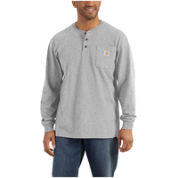 Carhartt Men's Loose Fit Pocket Long Sleeve Henley Shirt