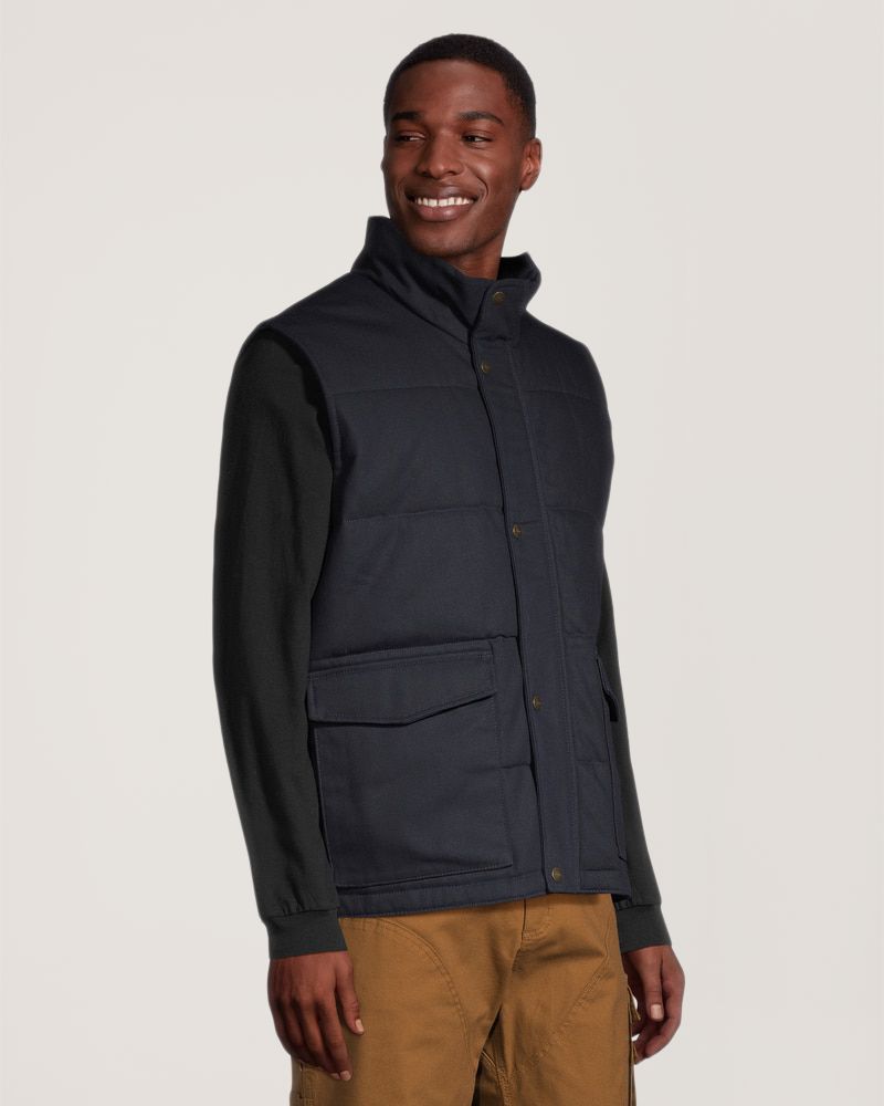 Gilet de travail en coutil matelassé et isolé pour hommes, Dakota Workpro Series