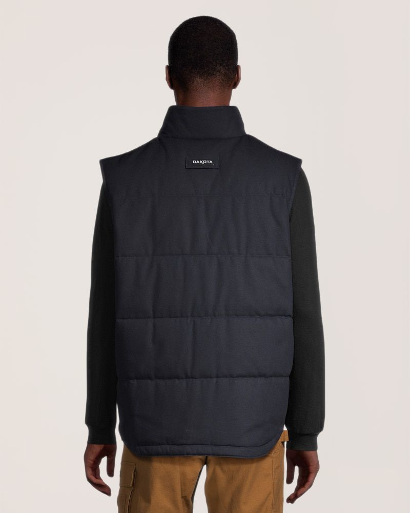 Gilet de travail en coutil matelassé et isolé pour hommes, Dakota Workpro Series