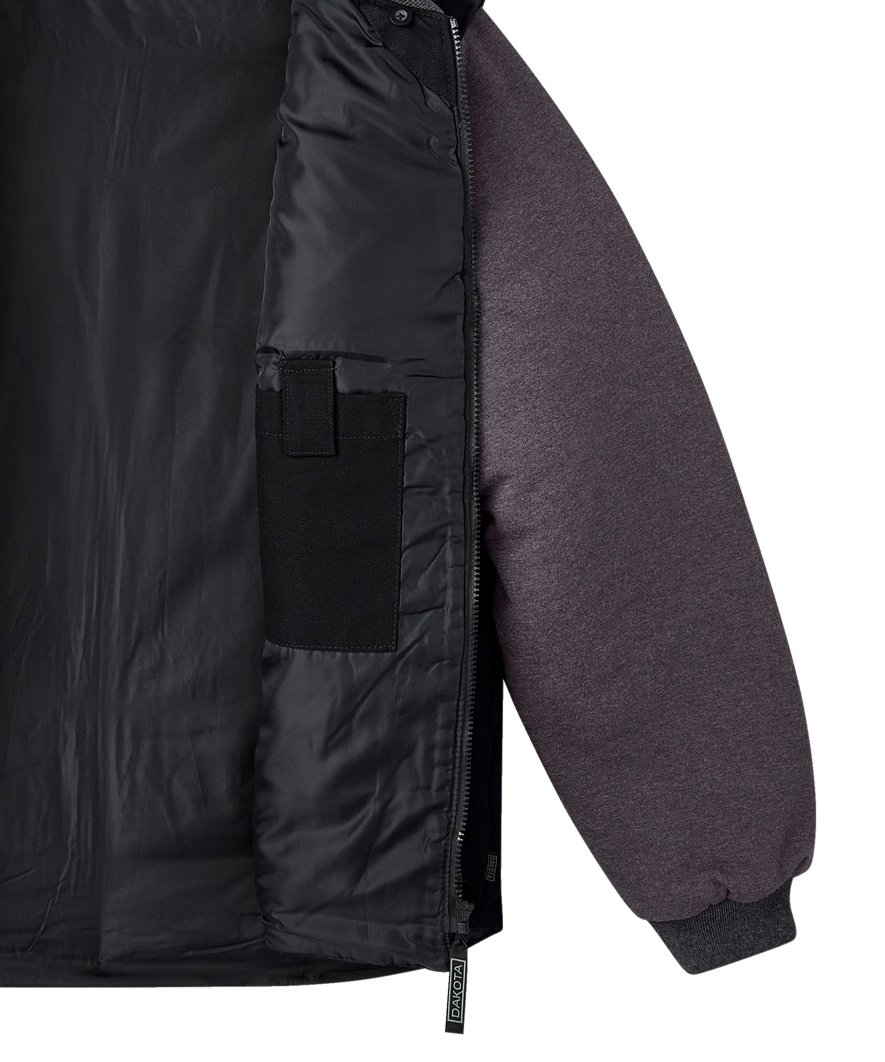 Veste-gilet matelassée Dakota WorkPro Series en coutil de coton à manches amovibles par glissière, pour hommes