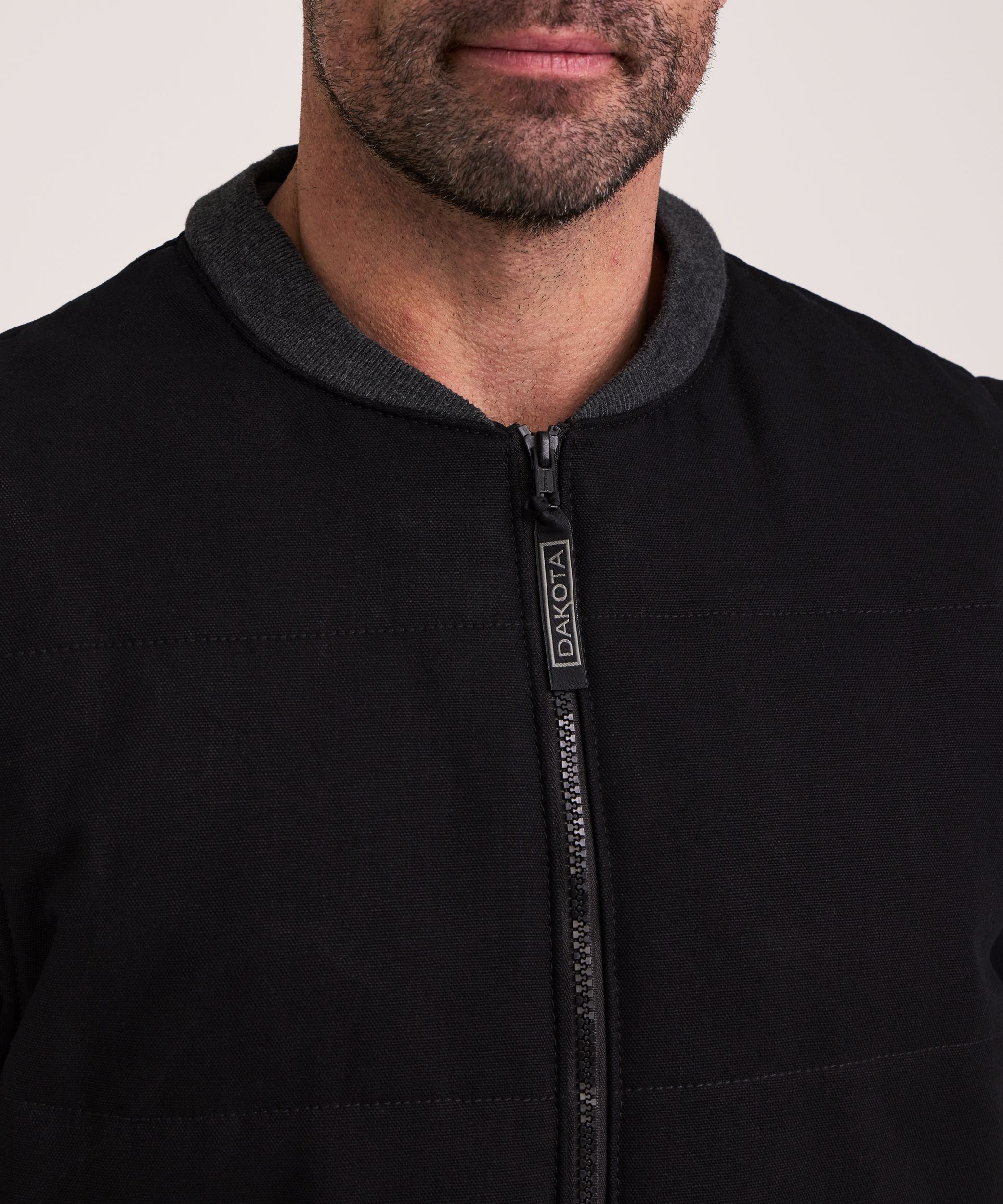 Veste-gilet matelassée Dakota WorkPro Series en coutil de coton à manches amovibles par glissière, pour hommes