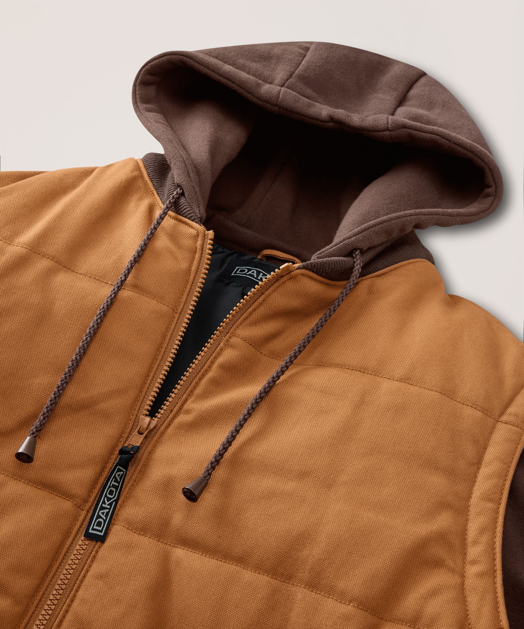 Dakota WorkPro Series Men's Cotton Duck Quilted Jacket Vest with Zip Off Sleeves