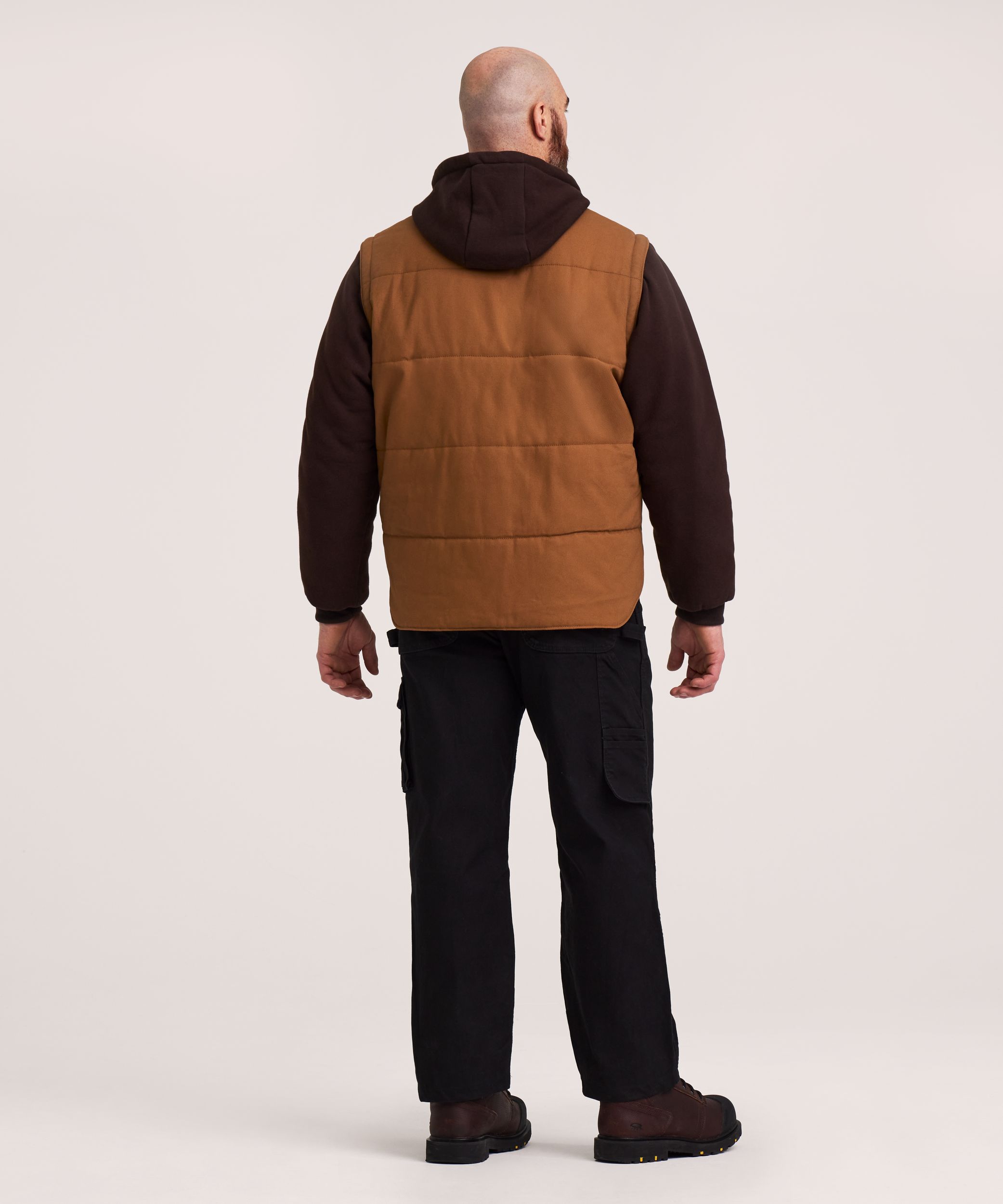 Dakota WorkPro Series Men's Cotton Duck Quilted Jacket Vest with Zip Off Sleeves