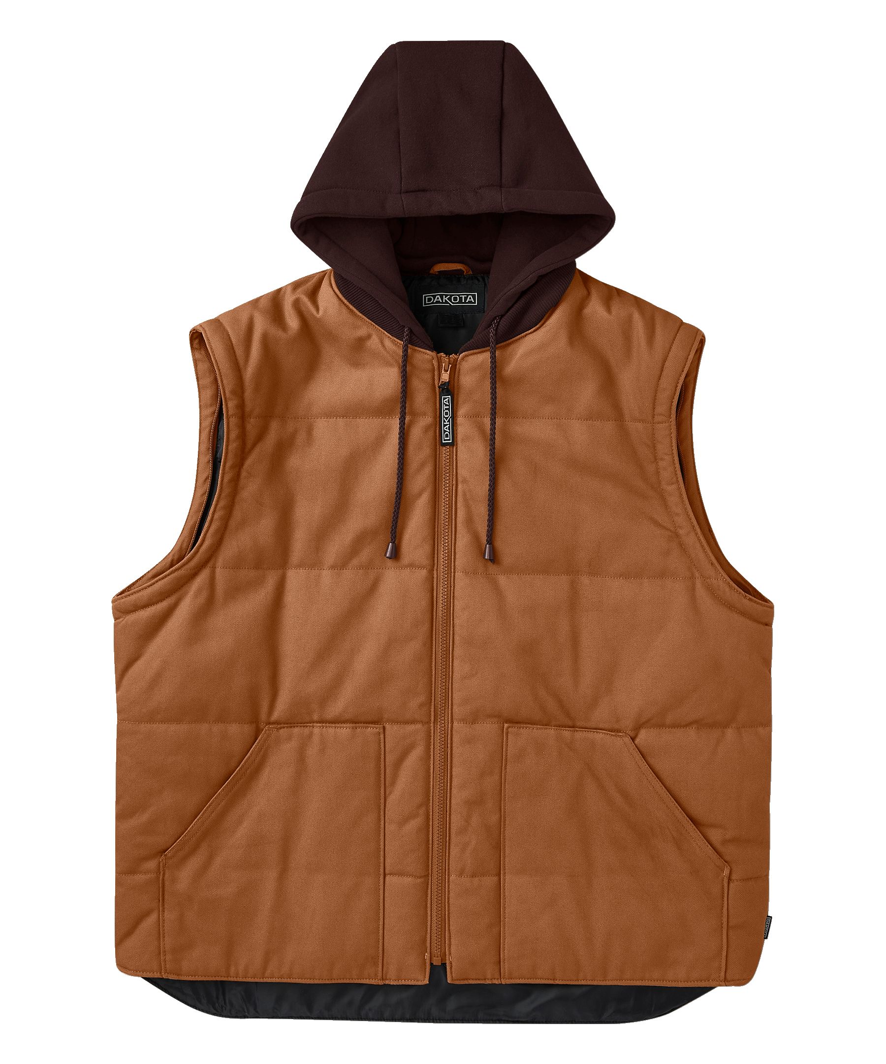 Dakota WorkPro Series Men's Cotton Duck Quilted Jacket Vest with Zip Off Sleeves