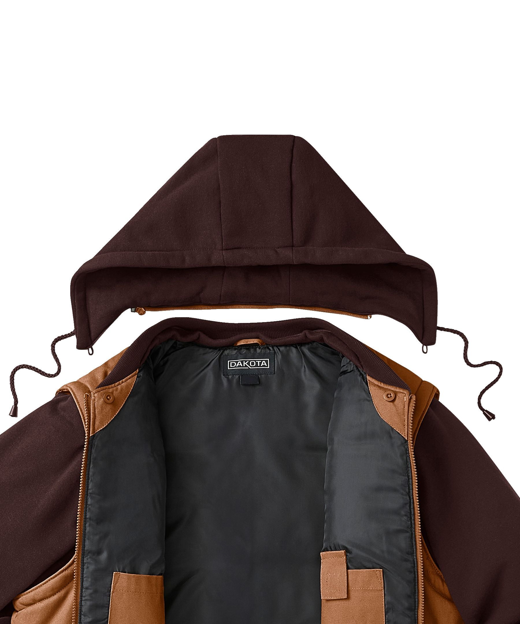 Dakota WorkPro Series Men's Cotton Duck Quilted Jacket Vest with Zip Off Sleeves