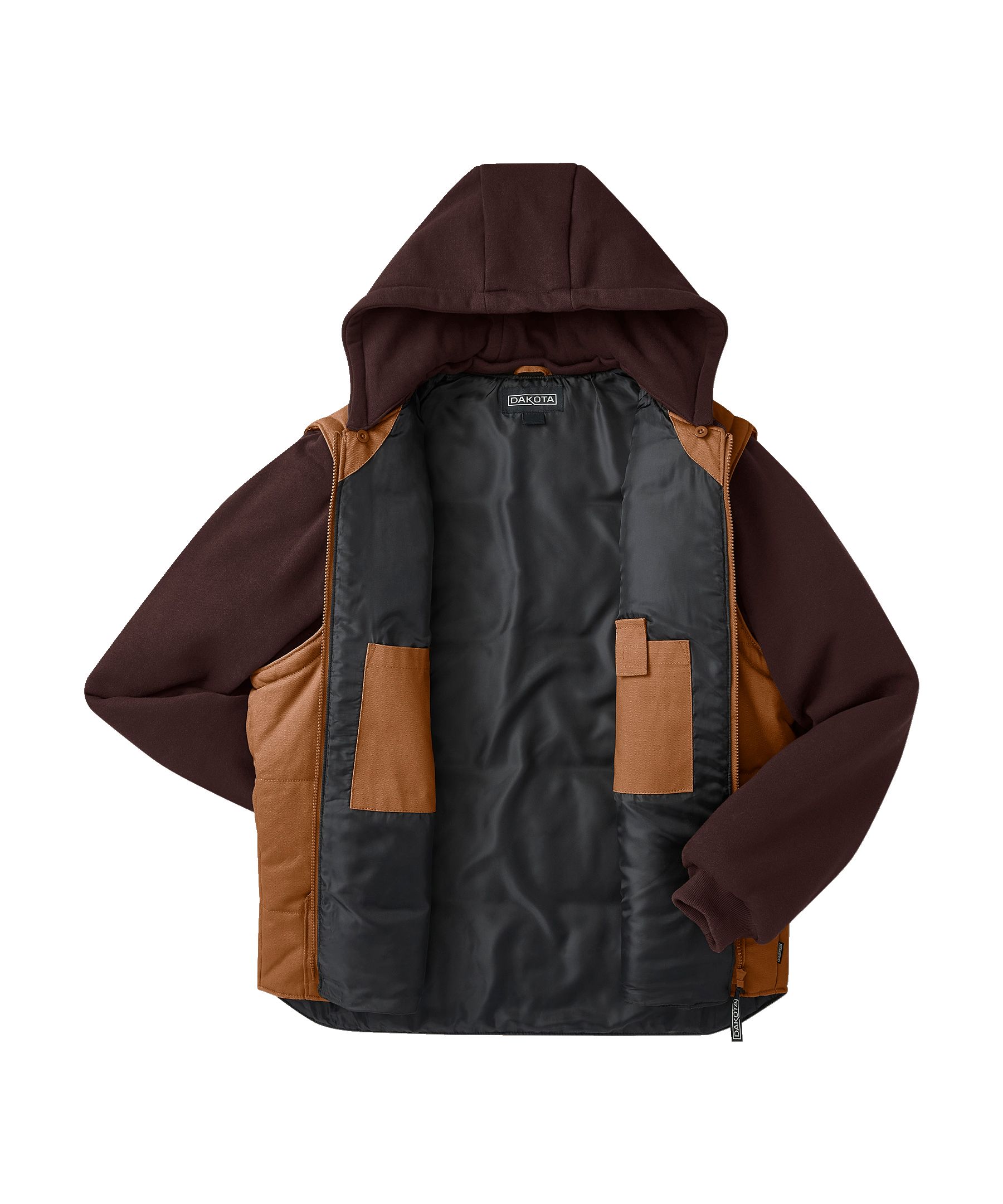 Dakota WorkPro Series Men's Cotton Duck Quilted Jacket Vest with Zip Off Sleeves