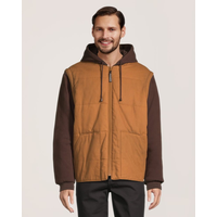 Dakota WorkPro Series Men's Cotton Duck Quilted Jacket Vest with Zip Off Sleeves