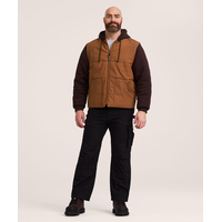 Dakota WorkPro Series Men's Cotton Duck Quilted Jacket Vest with Zip Off Sleeves
