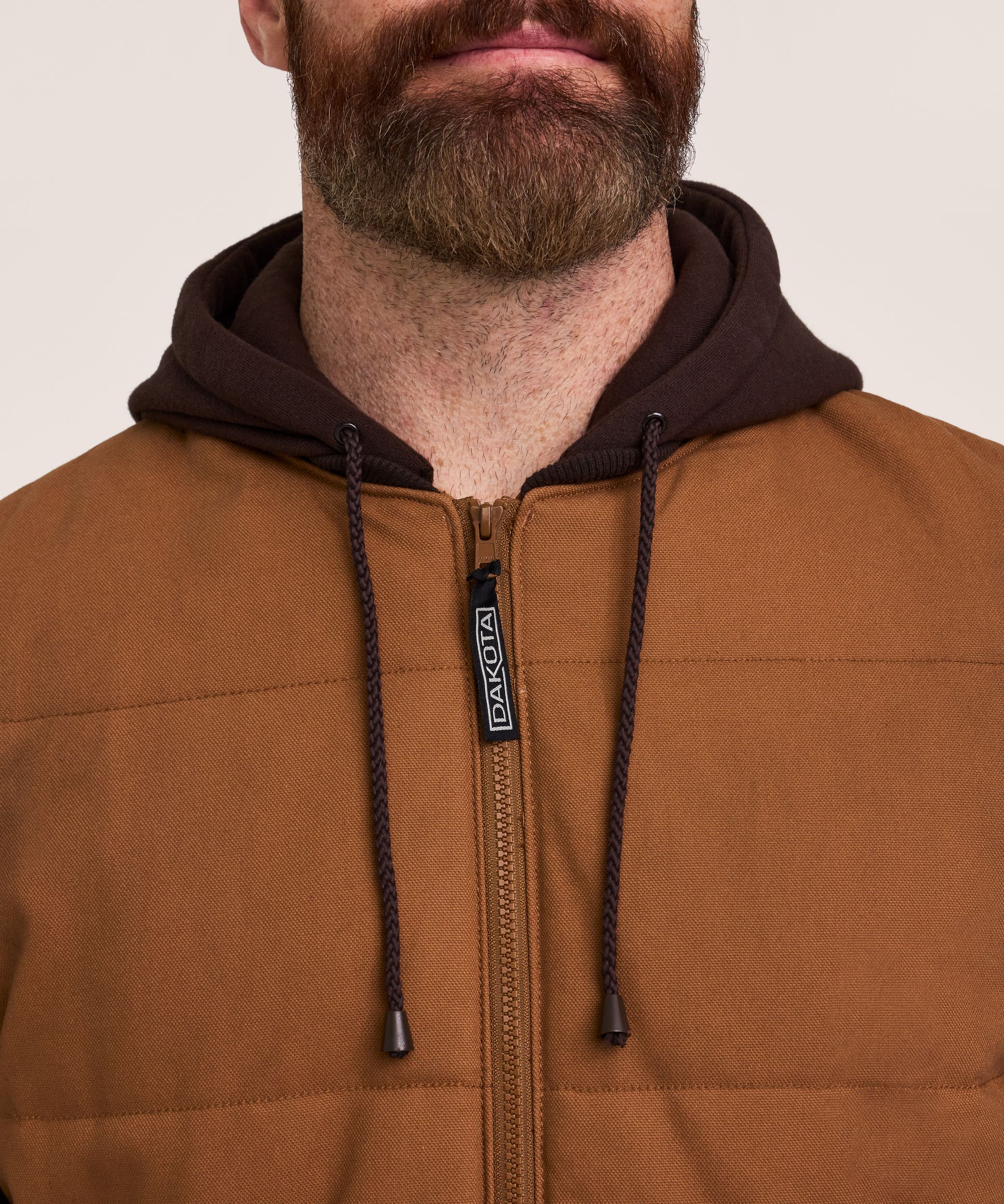 Dakota WorkPro Series Men's Cotton Duck Quilted Jacket Vest with Zip Off Sleeves