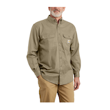 Pantalon en toile ignifuge à jambe droite et coupe ample pour hommes, Carhartt Front_Flat