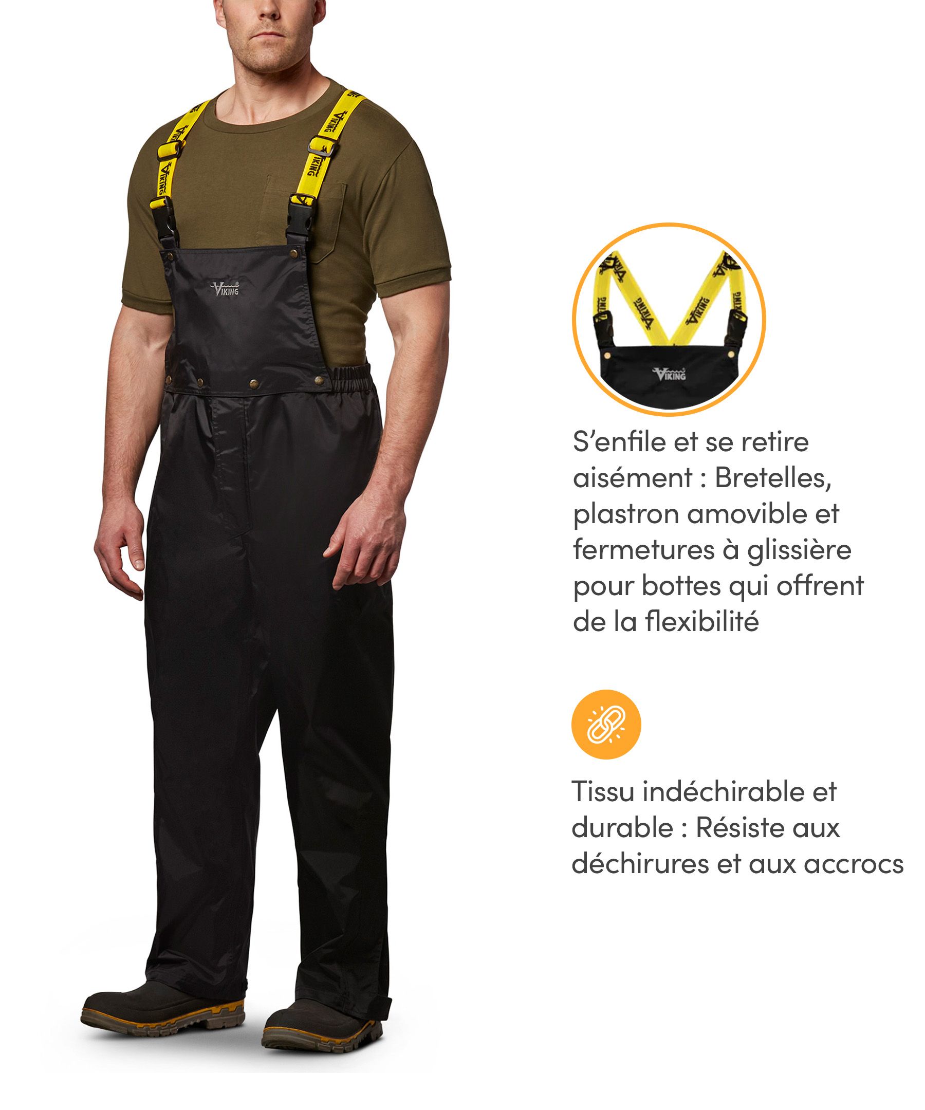 Salopette indéchirable compagnon Viking®&nbsp;420D, pour hommes