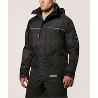Dakota WorkPro Series Men's Waterproof Breathable Jacket Front_Three_Fourths_Angled_Left