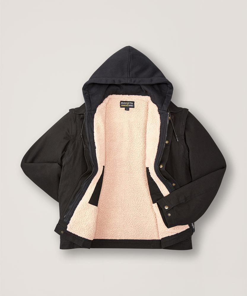 トップス WASHED CANVAS HOODED JACKET NAVY L Port Authority ® J900 Collective Outer Shell Jacket