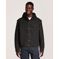 Dakota WorkPro Series Men's Washed Canvas Sherpa Lined Hooded Jacket