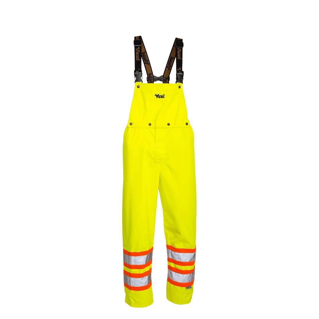 Pantalon compagnon professionnel de sécurité, Viking®, 300D, étanche à l’eau et à bavette amovible, pour hommes