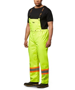 Pantalon compagnon professionnel de sécurité, Viking®, 300D, étanche à l’eau et à bavette amovible, pour hommes