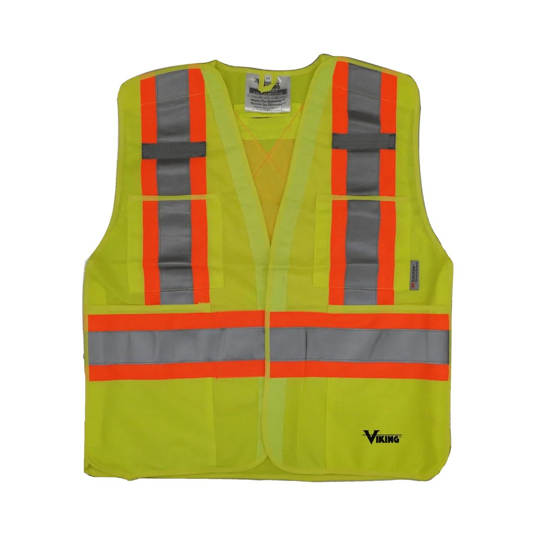 Viking Men's Class 2 Level 2 Hi Vis Tear-Away Safety Vest