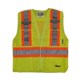 Viking Men's Class 2 Level 2 Hi Vis Tear-Away Safety Vest Front_Flat