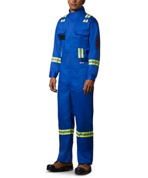 FireWall Workwear Combinaison rayée non inflammable pour hommes