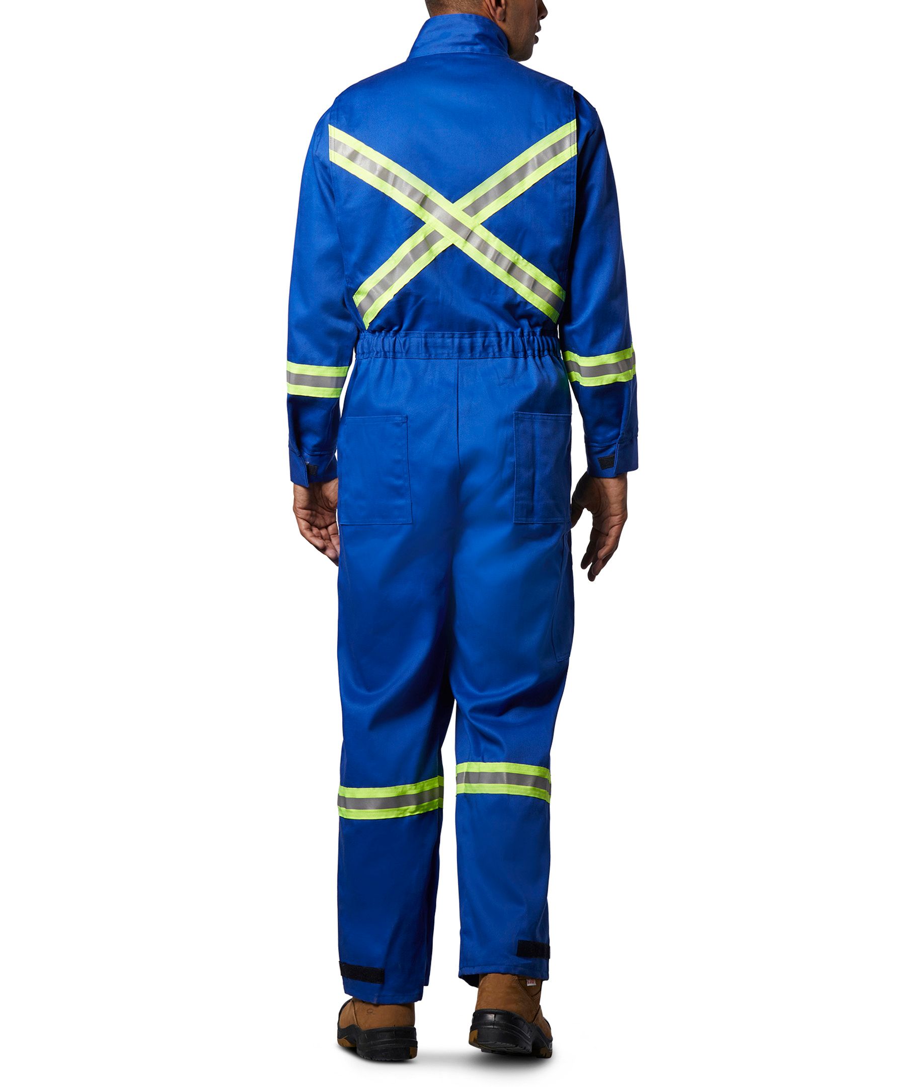 FireWall Workwear Men's Flame Resistant Striped Coveralls