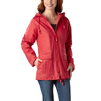 Mercantile Trading Corp (MTC) Women's Thermal Slicks Lined Rain Slicker Jacket Front_Angled_Right