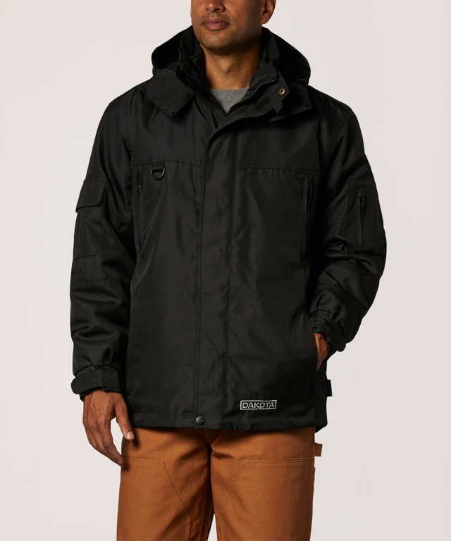 Dakota WorkPro Series Men's 600D 7-in-1  Jacket with Reversible T-MAX Liner