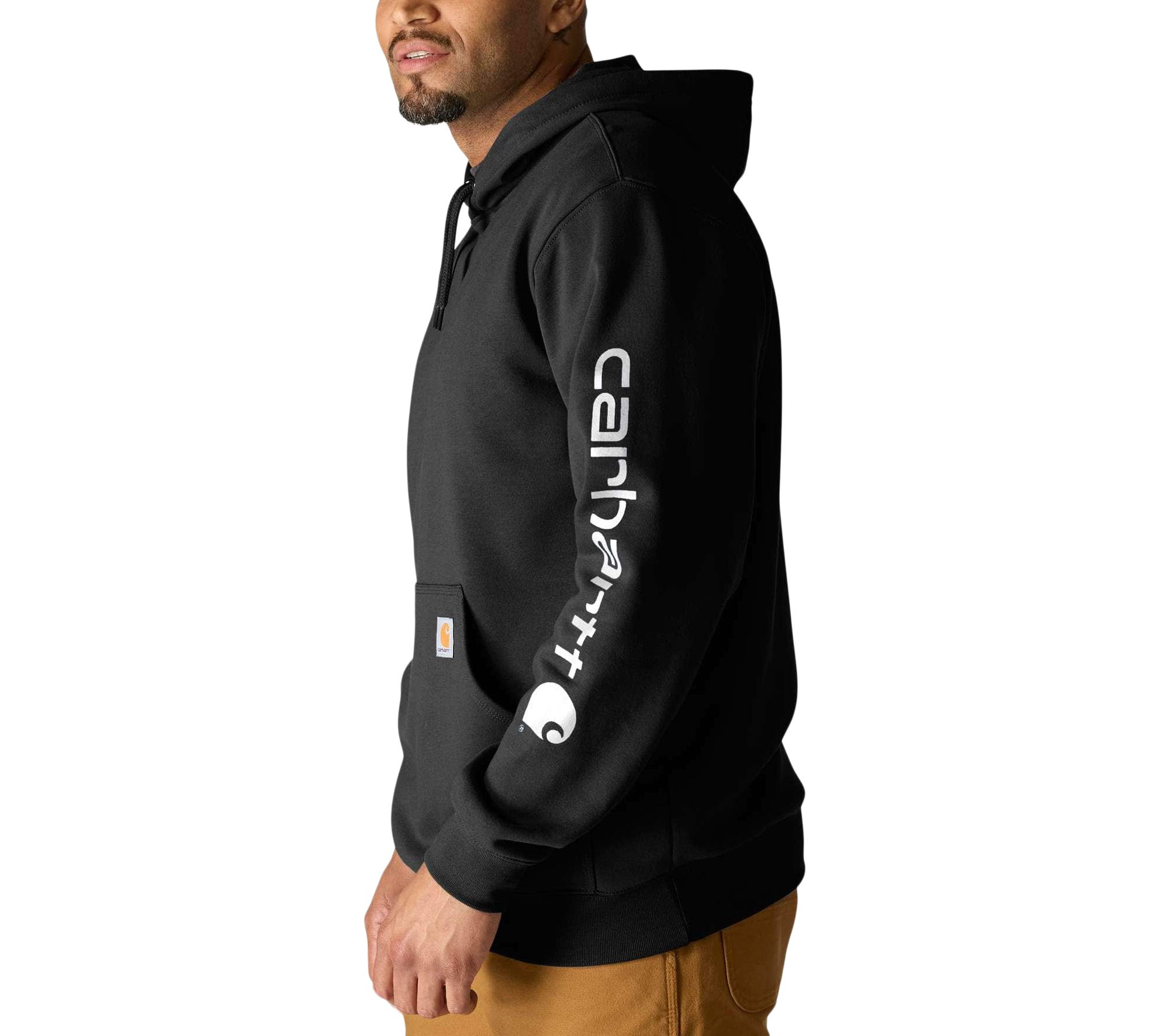 Carhartt Men's Logo Sleeve Pullover Hoodie