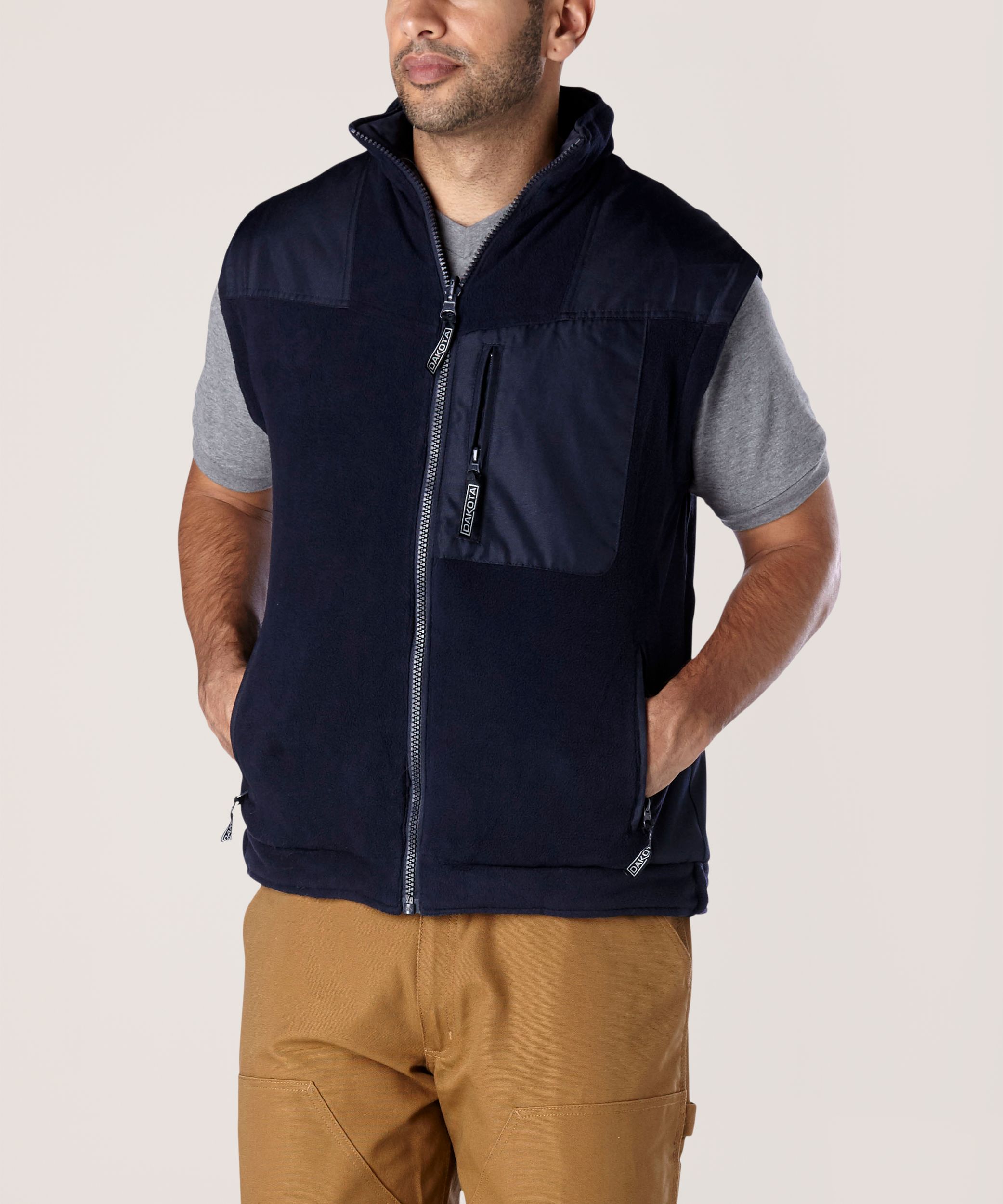 Dakota WorkPro Series Men's 600D 7-in-1  Jacket with Reversible T-MAX Liner