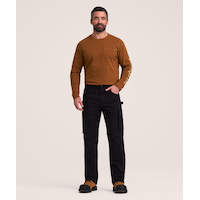 Dakota WorkPro Series Men's Stretch Duck Cargo Work Pants Front_Flat